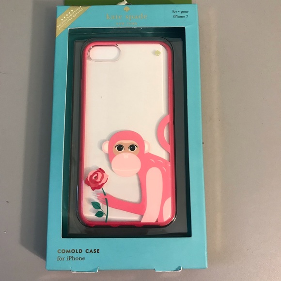Kate Spade Accessories - Kate Spade iPhone 7 case, monkey with rose, NIB